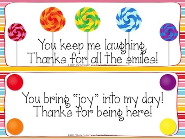 I don't know about you, but I know a lot of teacher colleagues who love candy. And they deserve to get an award just for being amazing any day of the week. So I put together the two, to create some candy bar ideas that can serve double duty!
