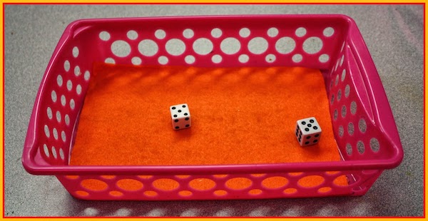 Dice are so NOISY! That is one of things that makes me want to run from my classroom. It almost makes you want to stop using dice. And then there was a solution.