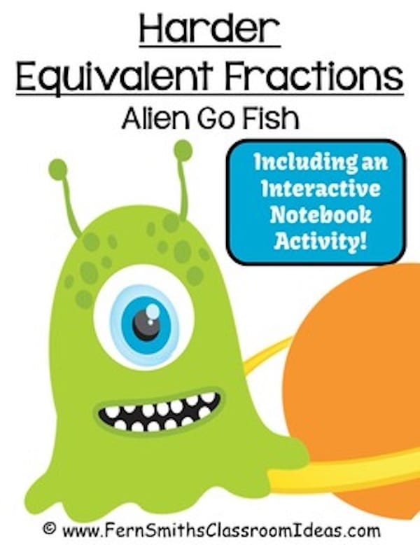 Teaching equivalent fractions is either something you love or you hate. I personally love teaching students how to solve and compare equivalent fractions.