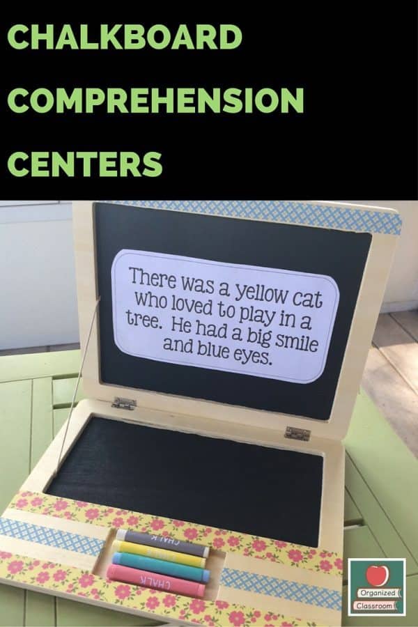 Need a fun and easy comprehension center your students will love? Grab a few "laptop" chalkboards, create some reading passages, and you are all set!