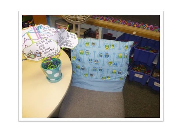 Guest blogger who shares some Fun Classroom Birthday Ideas!