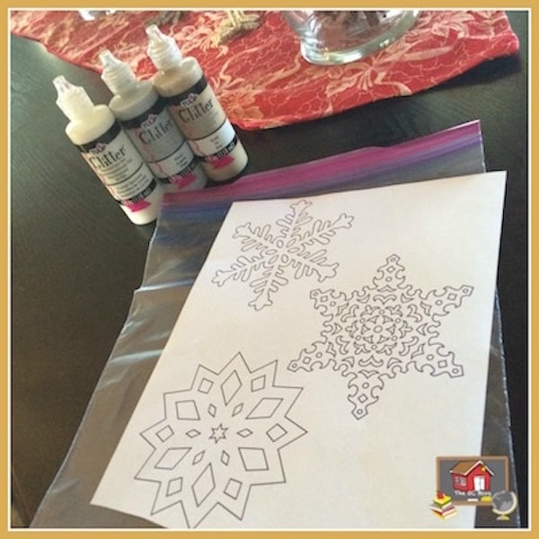 Student Gift Idea: Snowflake Window Clings! And a freebie! See how to make these super easy snowflake clings with just two supplies. They are super fun!