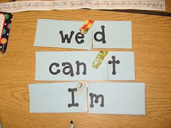 Teaching about contraction words can be confusing for students until you introduce games, visual aids, and other hands-on activities.