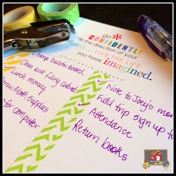 I really thought this was a fun way to spruce up a to do list or a planner. If you are a planner junkie like me, this will make you extremely happy.