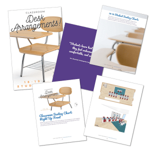 Perfect for behavior problems, this set up allows most students to work together. The couple students who may have temporarily lost that privilege get up close-and-personal teacher attention in the front and center.