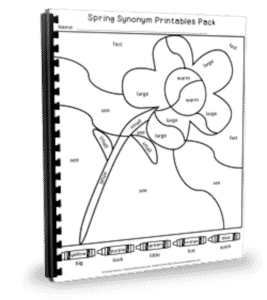 Teaching synonyms is a fun way for building vocabulary and allowing for more concise writing skills. Anchor charts and free worksheet printables will help!