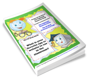 Over 40 suggestions, which you will find in the booklet on the blog! SO many ideas, of which most can be used for multiple grade levels and subject areas.