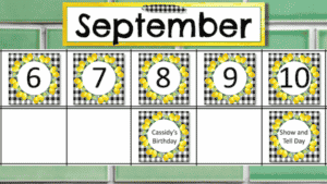 Have you ever used a lateral calendar with your students? How did it go and would you do it again? Leave a comment below to share any tips you might have for working with this type of calendar!