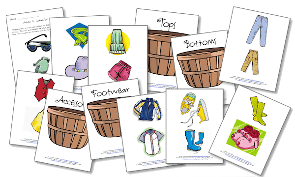 I love the book Mrs. McNosh Hangs Up Her Wash. Any age student can practice elements such as predictions, inferring, real vs. make-believe, and sequencing.