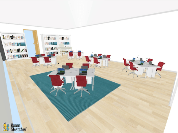 These small compact groups of four, can be arranged anywhere in your room in any way. They can be facing different directions, or instead be more linear and all pointing the same way.