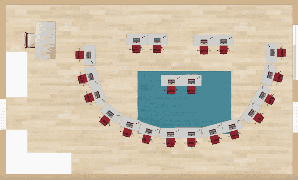It is a whimsical way to bring novelty into your classroom, as well as a great way to introduce perspective. At first, students will not realize how the seating chart looks from above and you can discuss these concepts during reading or math. Have fun!