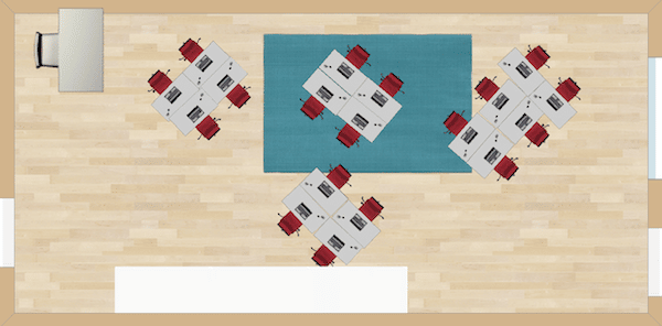 Three groups of four, with one group of six make for an even number for several partner groupings within one “team.” Use these different pairings to complete various learning tasks throughout the day. Not only will the students get to know one another better, but overall classroom atmosphere will improve.