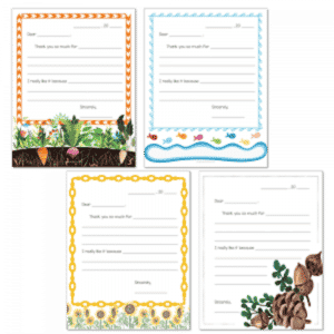 I remember learning how to properly write a thank you note in elementary school. And to this day, I still handwrite thank you notes when I receive a special gift from someone. But then I wondered whether my own children would know how and when?