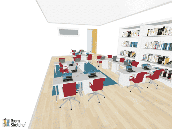 Getting a new outlook in the classroom every so often is vital in keeping a fresh perspective on learning. With this desk arrangement, students are all facing different directions with many different vantage points.